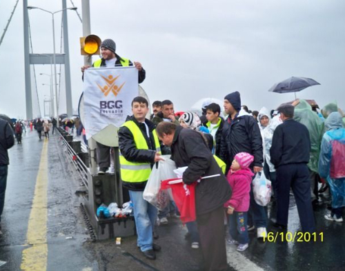 Boğaz Köprüsünde Bükme Şöleni